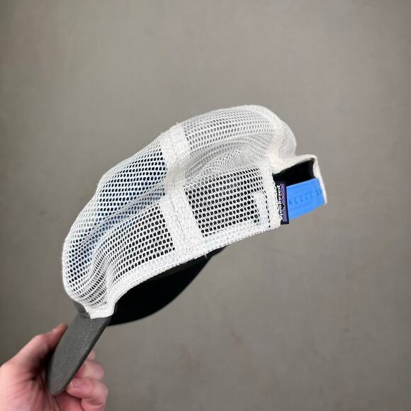 Patagonia Fitz Roy Bison Snapback Mesh hat baseball cap men's one size in gray - Picture 2 of 5